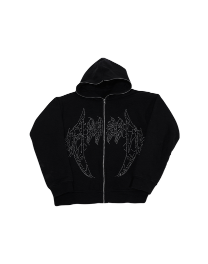 World Rhinestone Hoodie